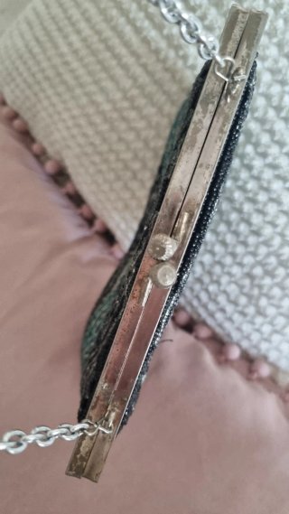 Bolso de fiesta vintage con pedrería