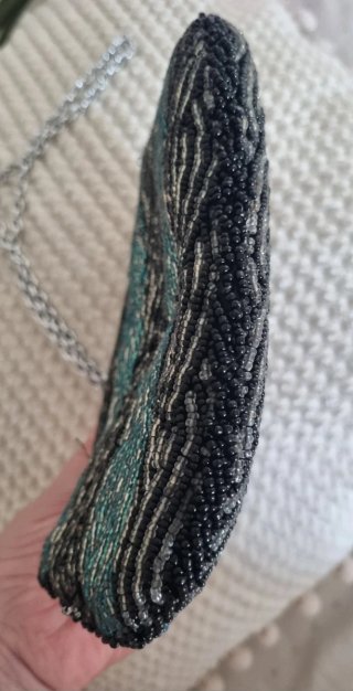 Bolso de fiesta vintage con pedrería