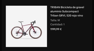 Bicicleta Gravel Triban 520