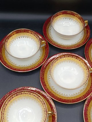 Set tazas café largo porcelana Limoges