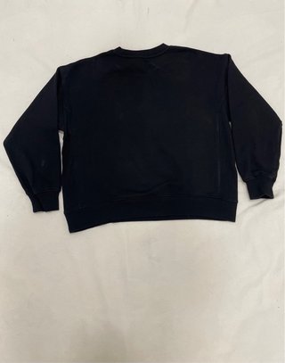 Sudadera Negra Mango con Letras Blancas