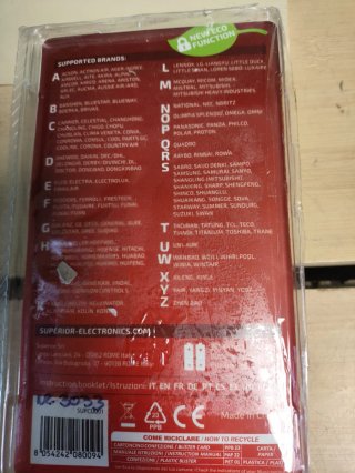 Control remoto Superior Airco Plus