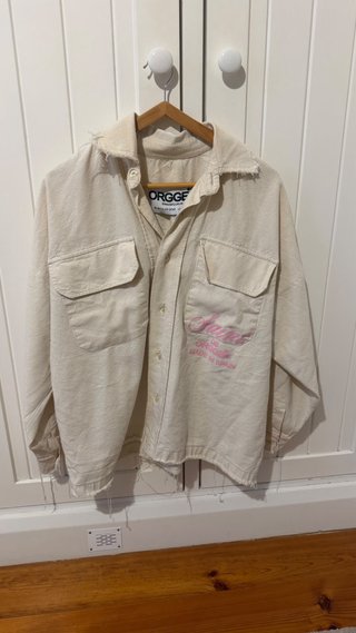Camisa ORGGEIL bege com bordado