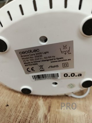Cecotec Humidificador BreezeCare 2000 Light