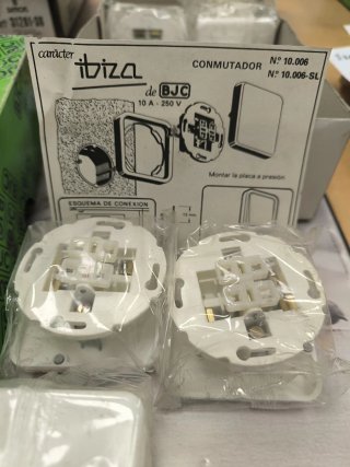 BJC IBIZA BLANCO Conmutador 10006