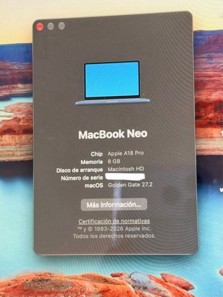 MacBook Air 13'' Azul 8GB 256GB