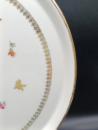 Bandeja tartera porcelana PL de Limoges