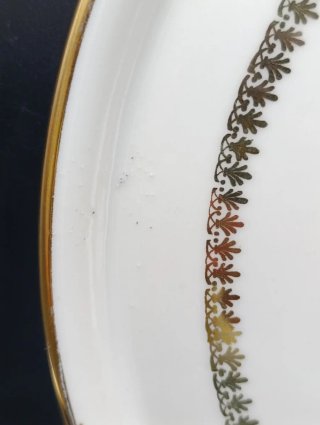 Bandeja tartera porcelana PL de Limoges