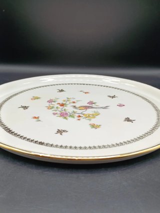 Bandeja tartera porcelana PL de Limoges
