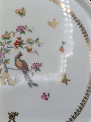 Bandeja tartera porcelana PL de Limoges