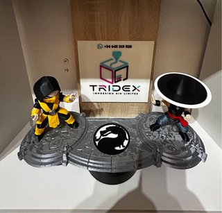Diorama Mortal Kombat: Scorpion vs Kung Lao