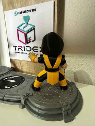Diorama Mortal Kombat: Scorpion vs Kung Lao