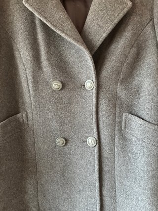 Abrigo de Paño Gris