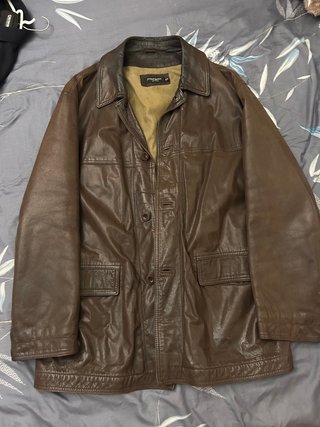 Chaqueta de cuero vintage Yves Saint Laurent