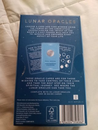 Oráculo Lunar Oracles. Set de 100 cartas