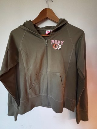 Sudadera Roxy Verde con Cremallera