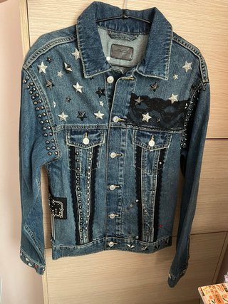 Cazadora Vaquera Zara con Abalorios