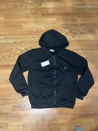Chaqueta Lacoste Negra Cremallera