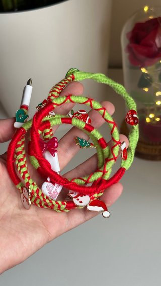 Cable USB Tipo C Artesanal Navideño