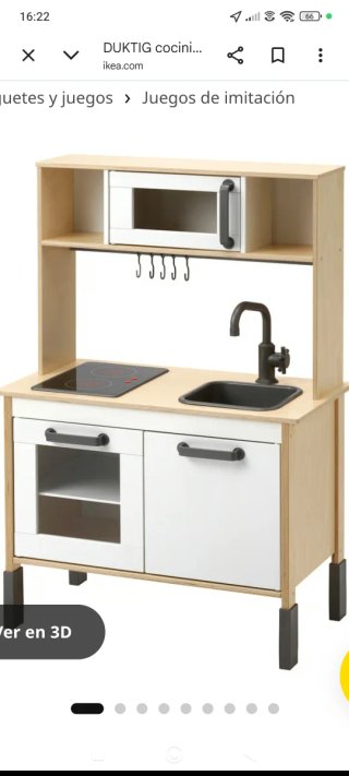 Cocinita de juguete DUKTIG de IKEA
