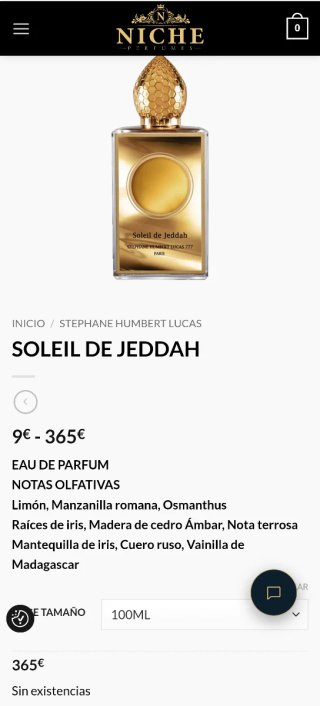 Perfume Soleil de Jeddah - Stéphane Humbert Lucas