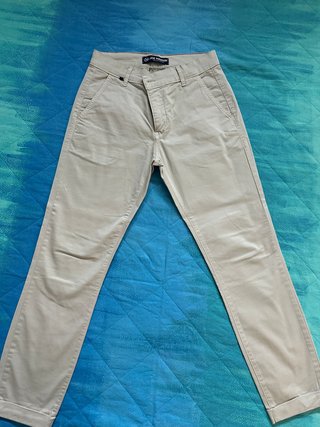 Pantaloni Chino Uomo Joe Marvin Tg 44 Beige