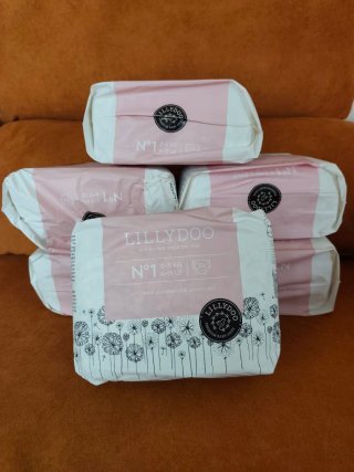 6 Paquetes de Pañales Lillydoo Talla 1