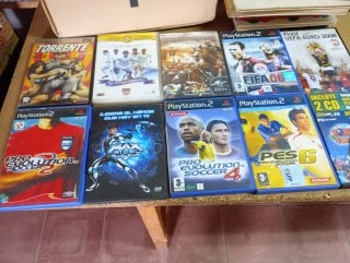 Lote Videojuegos PS2: PES, FIFA, Torrente