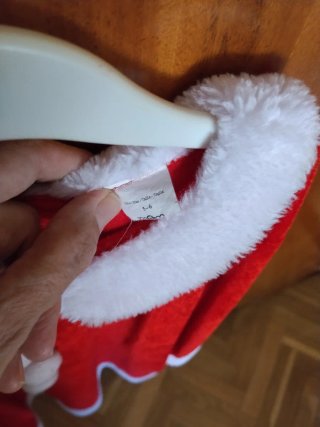 Disfraz de Mamá Noel. Talla 5-6