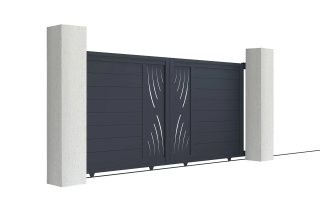Puerta corredera de acero a medida - desde 679€