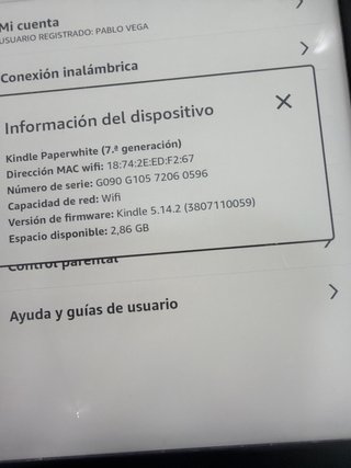 Kindle 7ª Generación 4GB Negro