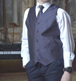 Traje comunión niño salmon y azul. Talla 9-10 años