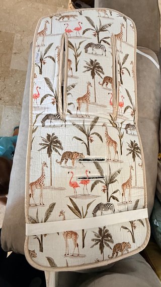 Funda silla bebé y bolsa a juego