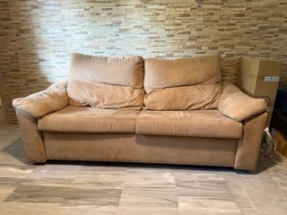 Sofá cama beige 2 plazas