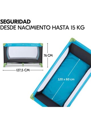 Cuna de viaje Hauck Dream N Play Waterblue