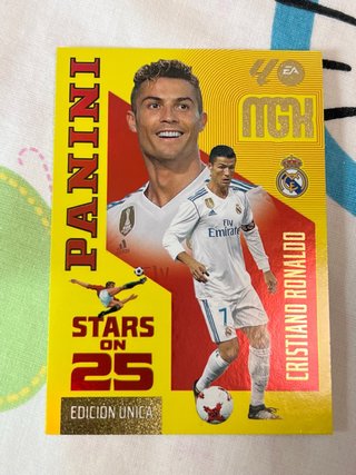 Panini Stars on 25 Cristiano Ronaldo