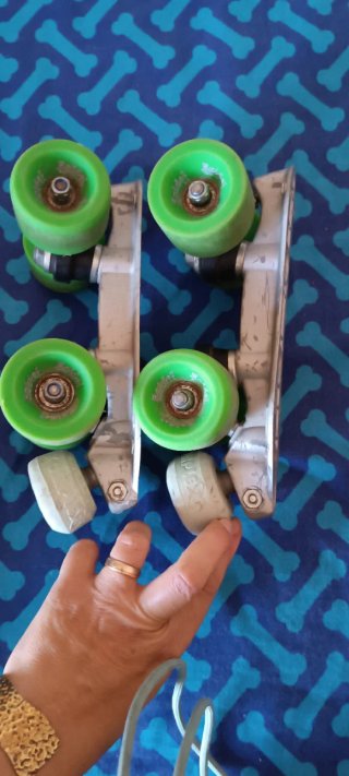 Plancha para Patines de Hockey, con ruedas y tacos