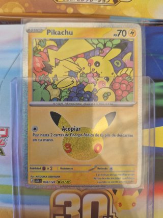 Pikachu Holo 048/128 30 Aniversario (Español)n°26