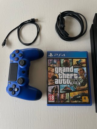 Consola PlayStation 4 (PS4) + GTA V + MANDO