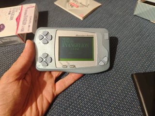 Consola WonderSwan Azul + Juego Evangelion