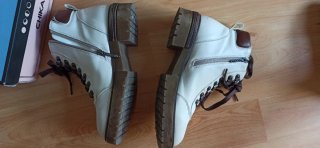 Botines Beige Chikato Talla 40