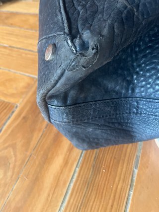 Bolso Uterqüe Piel Negro