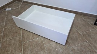 2 cajones IKEA MALM bajo cama, blancos