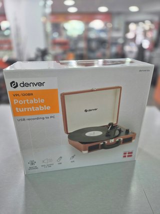 Tocadiscos Denver VPL-120BR Madera