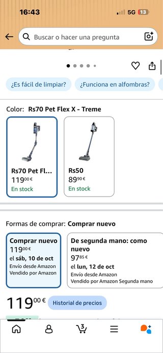 Aspiradora Cecotec Conga Rockstar RS70