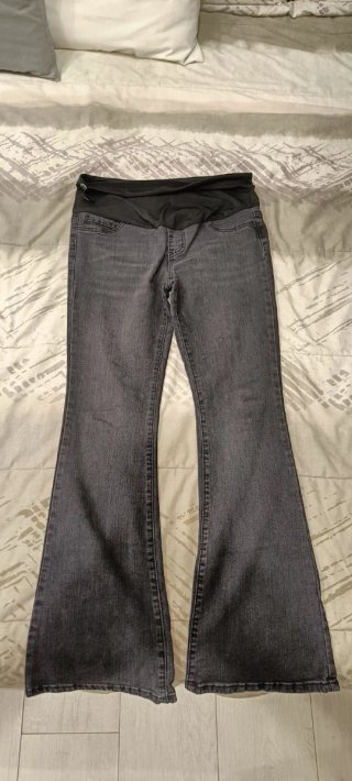 Pantalón Vaquero Premamá Negro Talla S