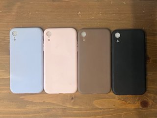 Confezione da 4 custodie per iPhone XR