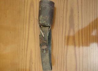 Cencerros antiguos de metal 9cm