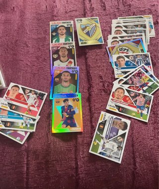 Lote 115 cromos LaLiga  EA Sports + extra lee envi