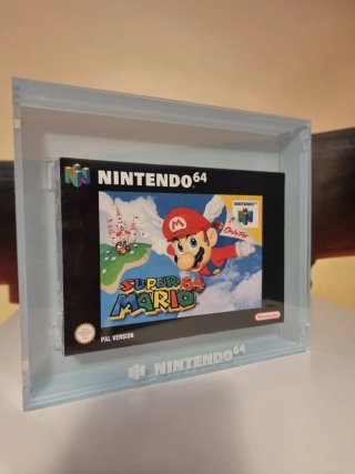 Cajas protectoras acrílico videojuegos n64 nes gc